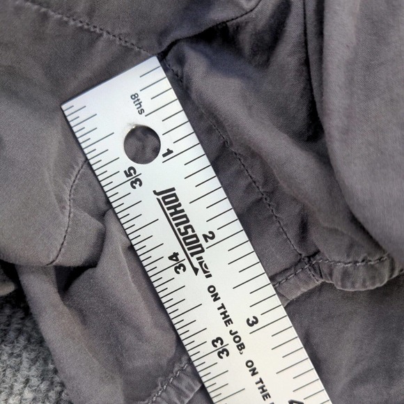 Lou & Grey Womens Chino Shorts Gray Size Small Cotton Slash Pockets - Picture 5 of 13